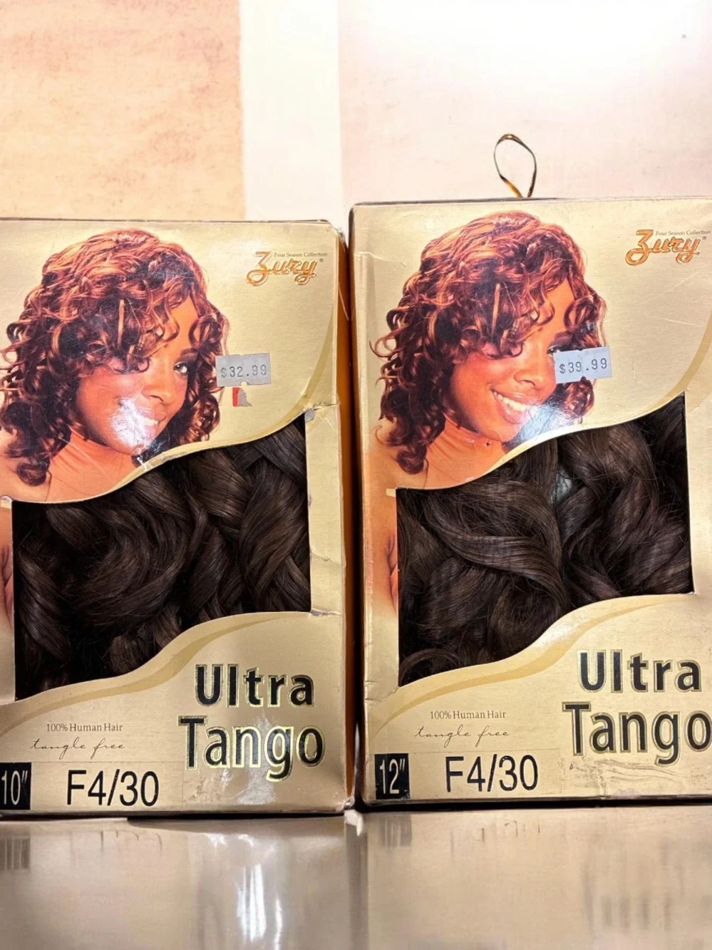 Ultra Tango Women’s Human Hair Weave - F4/30 Dark Brown Blend
